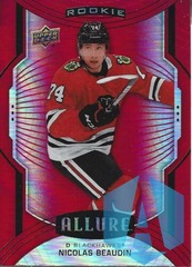 2020-21 Allure Rookies SP Red Rainbow Nicolas Beaudin #125